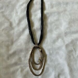 Elegant Chico’s Silver Pendant Necklace